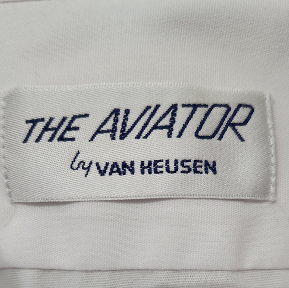 The Aviator by Van Heusen white shirt 18 1/2. 34/35 - Picture 4 of 13